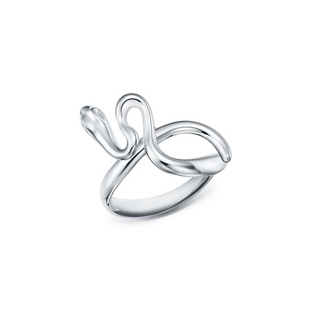 Elsa Peretti® Snake ring in sterling silver. | Tiffany & Co.