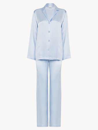 La Perla Azure silk pajama set