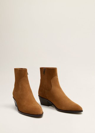 77$ brown boots Mango