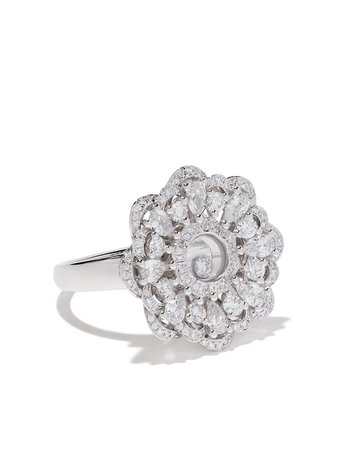 Chopard 18Kt White Gold Happy Precious Ring Continuity | Farfetch.com