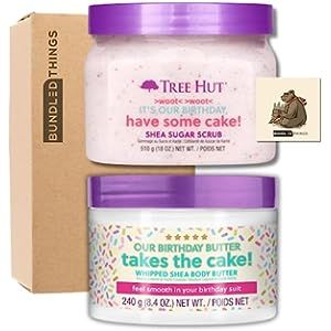Amazon.com : Tree Hut Moonlight Glow Shea Body Scrub (18oz) and Moonlight Glow Shea Whipped Body Butter (8.4oz) - Paired with a Bundled Things Bear Magnet : Beauty & Personal Care