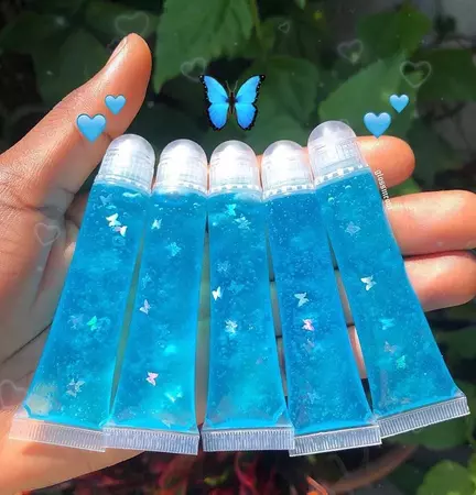 Blue Butterfly Lip Gloss | GlossyPops