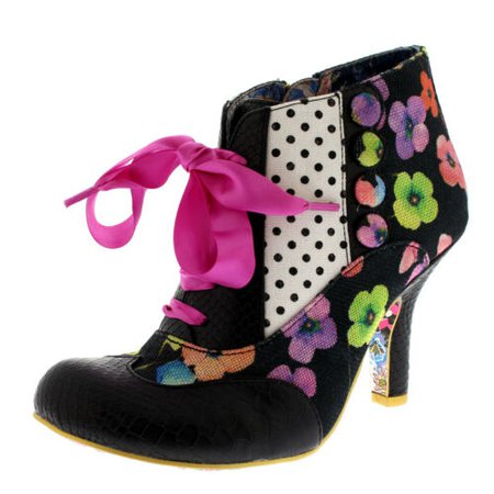 Womens Irregular Choice Blair Elfglow Mid Heels Floral Court Shoes UK 3.5-8.5 5052224414854 | eBay