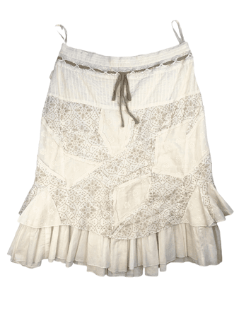 didi multi-layered white fairy skirt | rentre