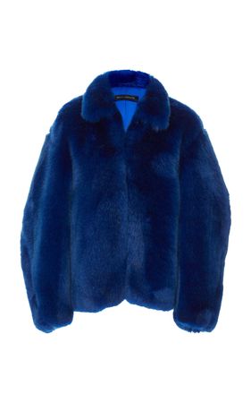Faux Fur Short Jacket by Sally LaPointe | Moda Operandi