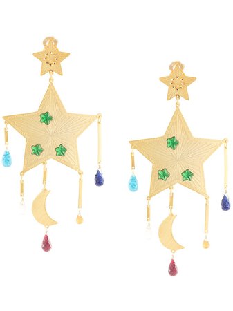 Mercedes Salazar Large Star Earrings - Farfetch