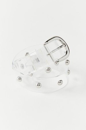 Single Stud Clear Belt | Urban Outfitters