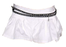 Chanel spring 2003 white skirt