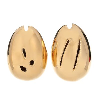 18kt gold-plated earrings