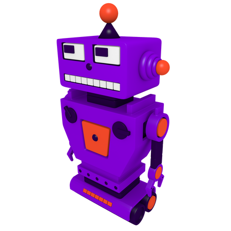 FNAF 4 Purple Toy Robot