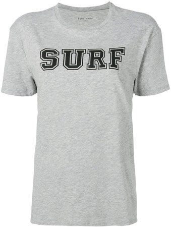 surf print T-shirt