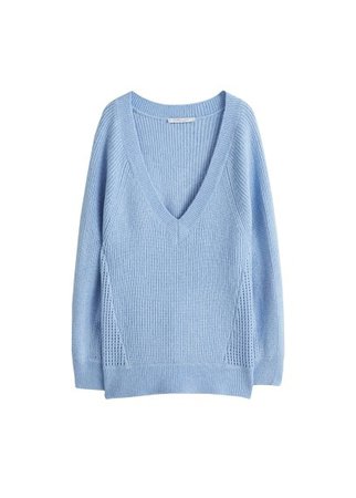 Violeta BY MANGO Open-knit sweater