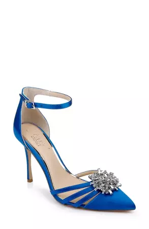 Blue satin shoes | Nordstrom