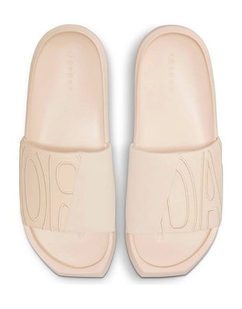 Nike Jordan Nola sliders in pearl white | ASOS