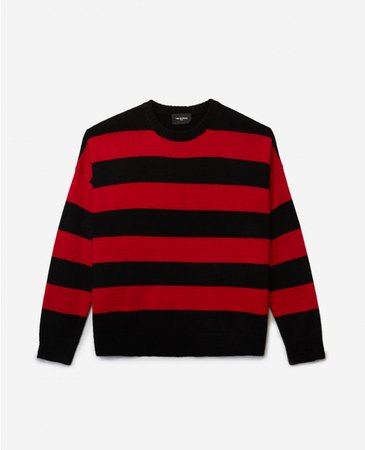 The Kooples black and red stripe wool blend jumper at £99 | love the brands