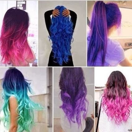 Growing Popularity Of Colored Hair – Dyed Blue, Pink… Pictures, Photos, and Images for Facebook, Tumblr, Pinterest, and Twitter