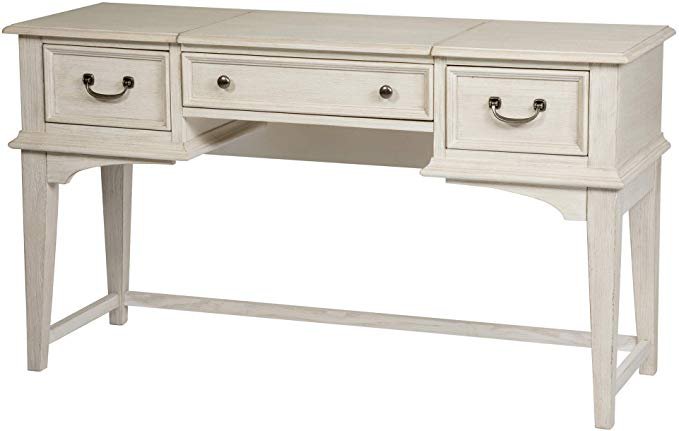 Amazon.com: Liberty Furniture Industries Bayside Vanity Desk, W54 x D18 x H31, White: Kitchen & Dining