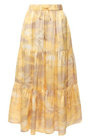 Женская желтая шелковая юбка MAX&MOI — купить за 29950 руб. в интернет-магазине ЦУМ, арт. E20SIGNES