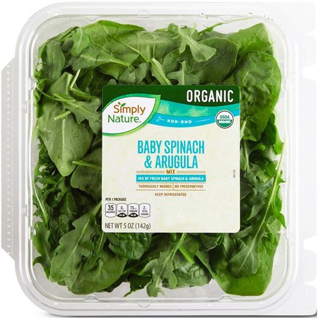 SimplyNature Organic Arugula and Spinach Mix