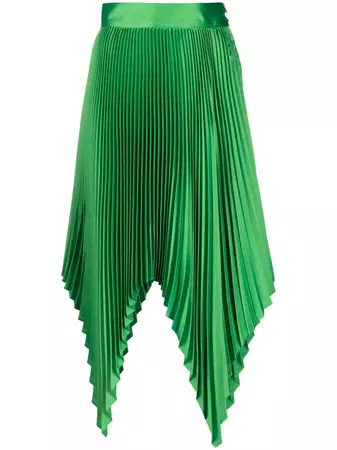 STYLAND Fully Pleated Asymmetric Skirt - Farfetch