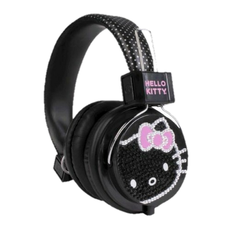 gemstone hello kitty headphones