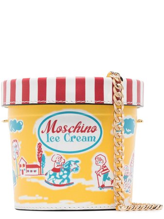 Moschino Ice Cream Leather Shoulder Bag - Farfetch