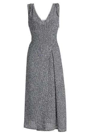 Bouclé Dress with Linen Gr. UK 6