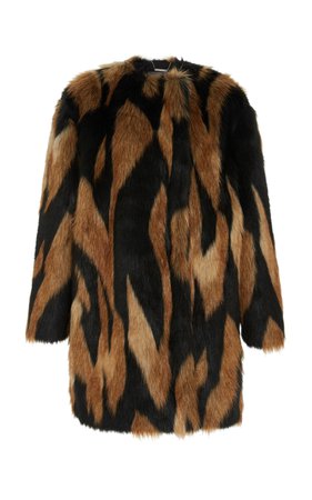 Animal-Print Faux Fur Coat by Givenchy | Moda Operandi