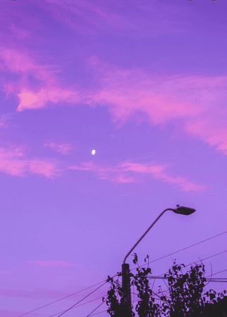 purple cloudy sky