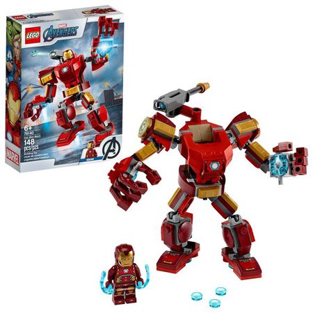 LEGO Marvel Avengers Iron Man Mech Kids' Superhero Mech Figure 76140 : Target