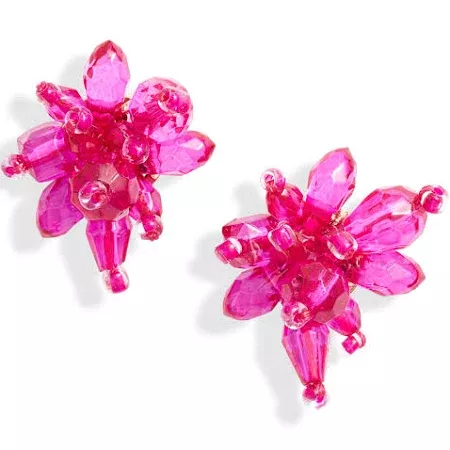Kate Spade Full Flourish Flower Stud Earrings Pink