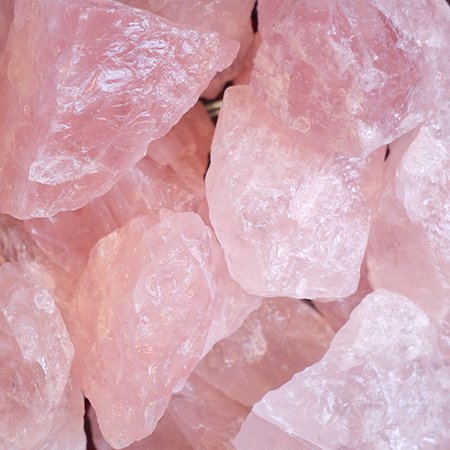 Rose quartz stone at the Dreaming Goddess, your home for great stones