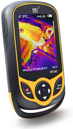 Amazon.com: 220 x 160 Thermal Imaging Camera, Pocket-Sized Infrared Camera with Real-Time Thermal Image, Mini IR Thermal Imager, Hti-Xintai HT-A1: Camera & Photo