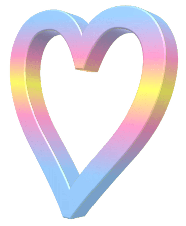 gradient heart