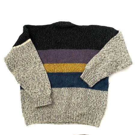 Vintage sweater striped jumper 90s multicolour retro... - Depop