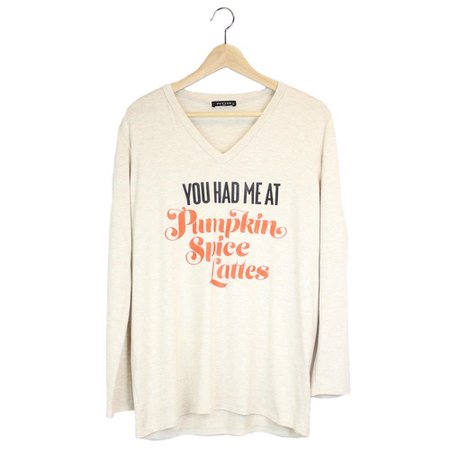 Just Jewelry Oatmeal Pumpkin Spice Graphic Tee
