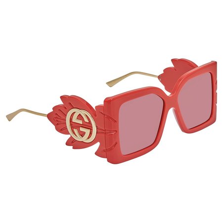 Red Gucci shades