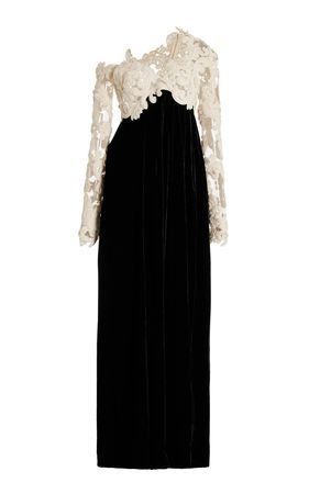 Sensory Lace And Velvet Gown By Zimmermann | Moda Operandi