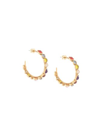 Goossens crystal-embellished Hoop Earrings - Farfetch