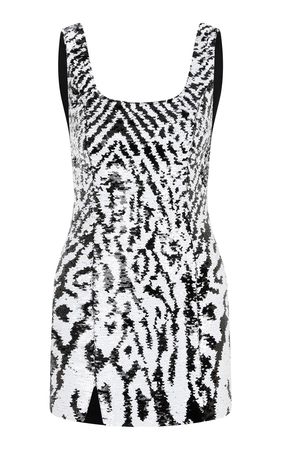 Isadora Zebra-Printed Sequin Mini Dress By Ila. | Moda Operandi