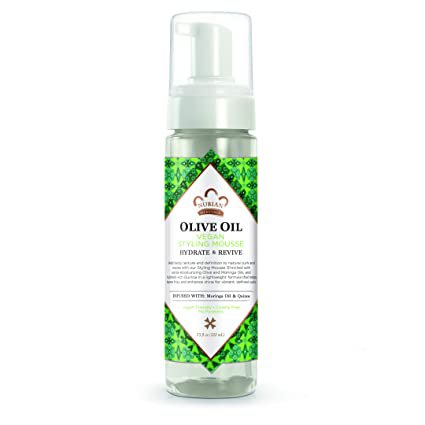 Amazon.com : Nubian Heritage Weightless Styling Mousse for Dry Hair, Olive Oil Hair Mousse That Nourishes for Healthy and Hydrated Hair, 7.5 Oz : Beauty