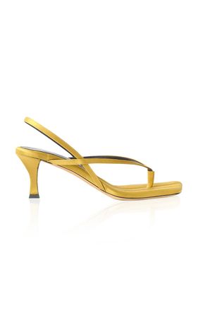 Square-Toe Satin Sandals By Proenza Schouler | Moda Operandi