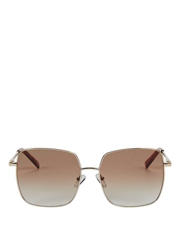 Le Specs The Cherished Square Sunglasses | INTERMIX®