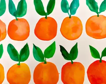 Oranges Art Print, Orange Wall Decor, Digital Download, Instant Download Orange Kitchen Art, Fruit Artwork, Instant Download, Food, Decor - Etsy