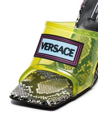 Versace 70 PVC Snake Sandals - Farfetch