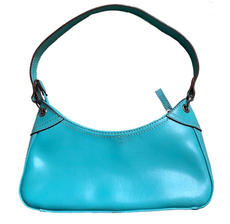 blue mini purse