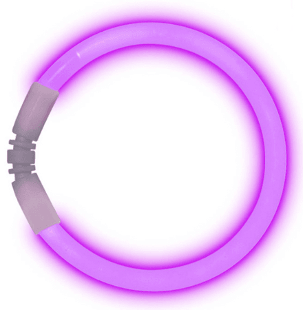 Purple glow bracelet