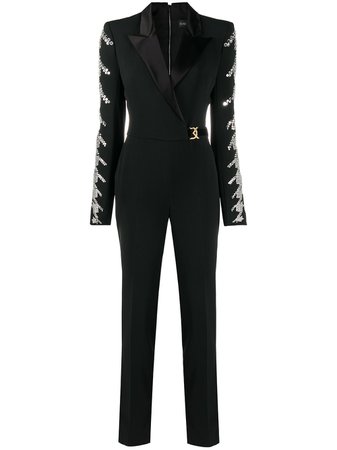 David Koma embellished tuxedo jumpsuit - FARFETCH
