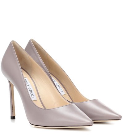 Romy 100 leather pumps