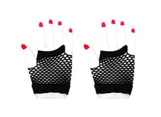 Black Fishnet Hand Gloves